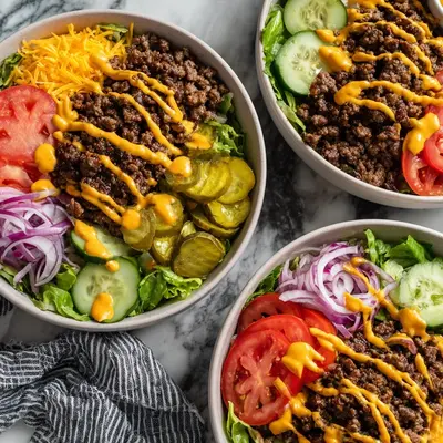 Burger Bowls: Easy & Delicious Dinner Idea
