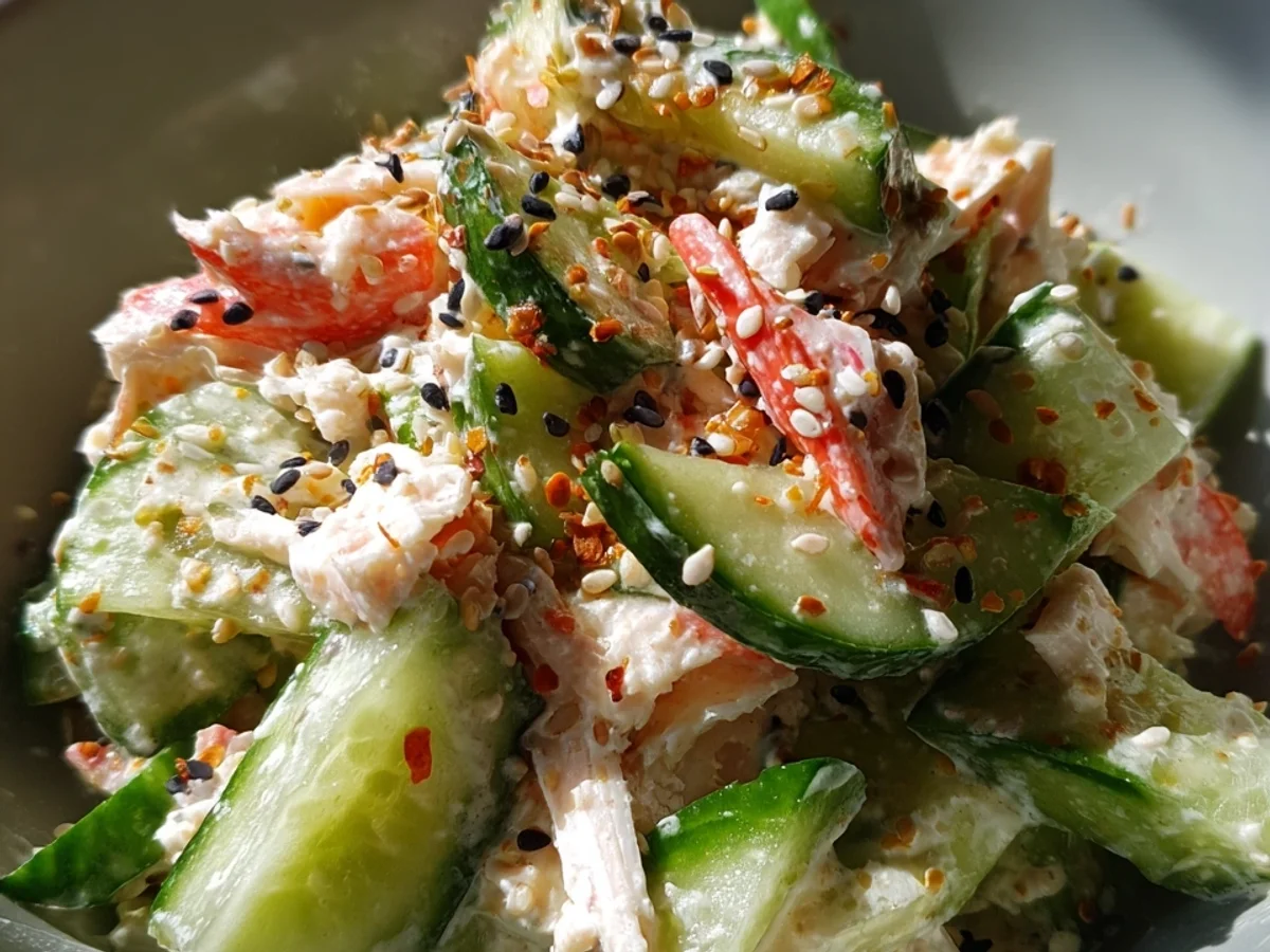 California Roll Cucumber Salad: Fresh & Easy - Featured Image