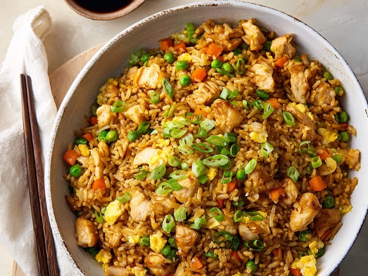 Chicken Fried Rice: Quick Restaurant Style - Featured Image
