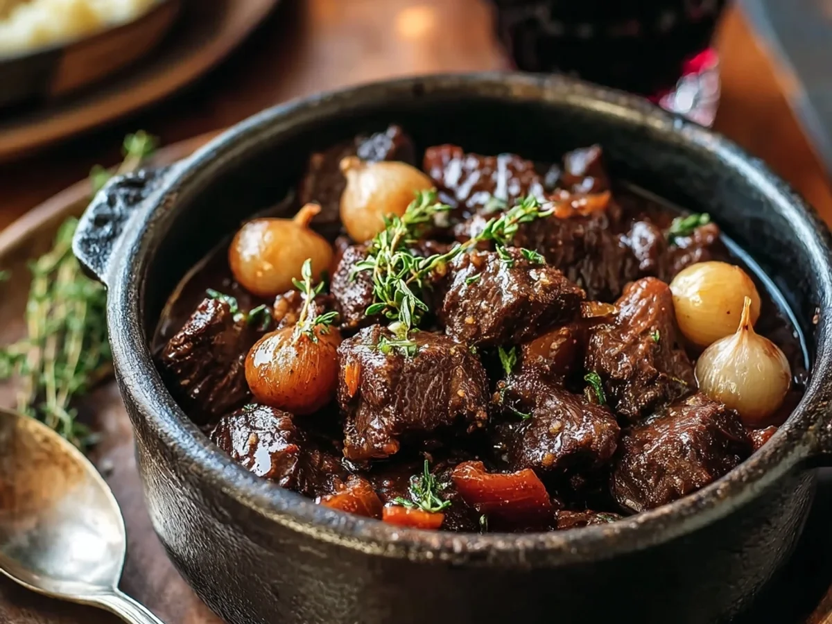 Classic Beef Bourguignon: Rich, Tender French Stew - Featured Image