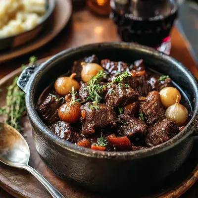 Classic Beef Bourguignon: Rich, Tender French Stew