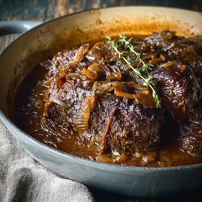 Comforting French Onion Pot Roast: Slow-Cooked Delight