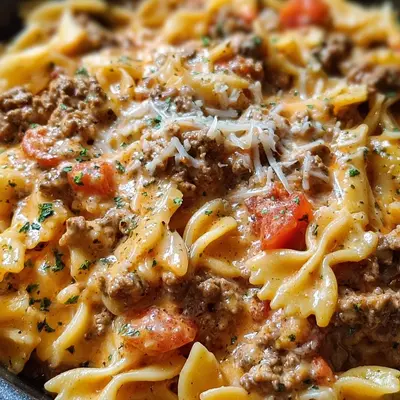 Creamy Beef Pasta: Hearty Italian Dinner