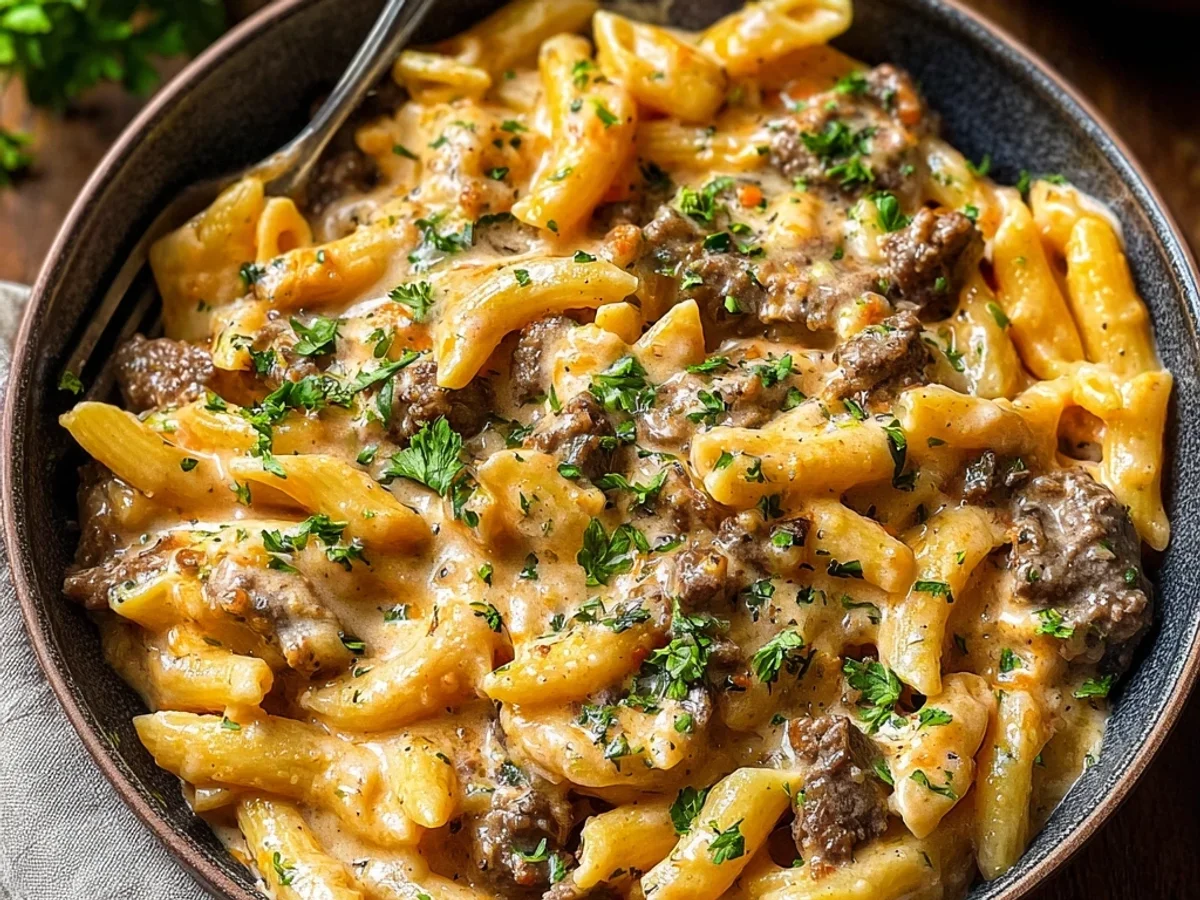 Creamy Beef Pasta Recipe: Homestyle Weeknight Comfort - Featured Image
