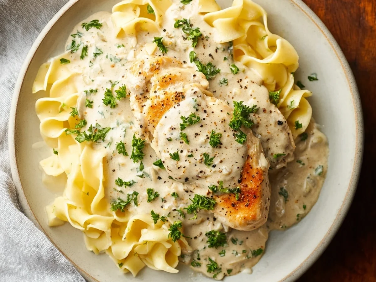 Creamy Chicken Skillet Recipe - 30 Minute Dinner - Featured Image