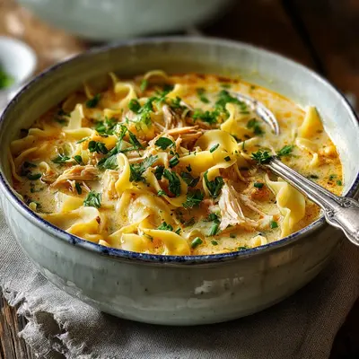 Creamy Crack Chicken Noodle Soup: A Rich Comfort Bowl