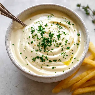Creamy Garlic Aioli: Simple & Rich Homemade Dip