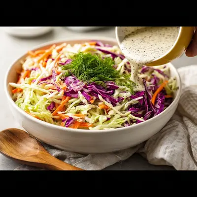 Creamy Greek Yogurt Coleslaw: Fresh & Tangy Side