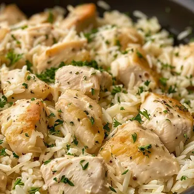 Creamy Herb Chicken Basmati Rice: Simple One-Pan Wonder