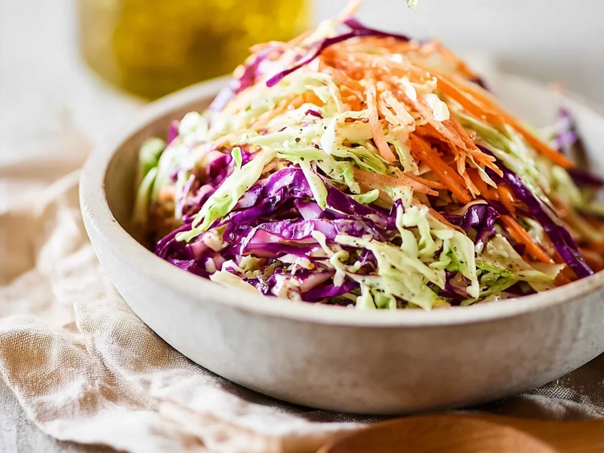Creamy Homemade Coleslaw: Tangy & Fresh Recipe - Featured Image