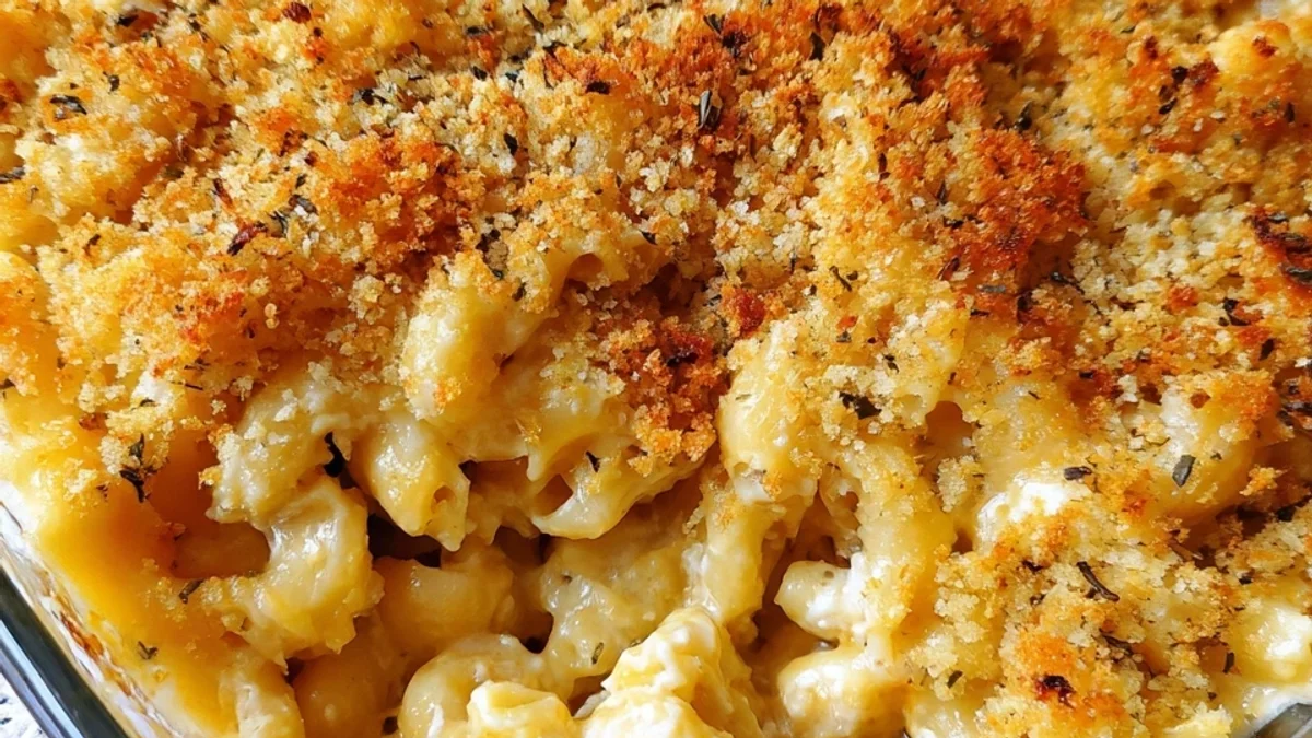 Creamy Homestyle Baked Mac and Cheese