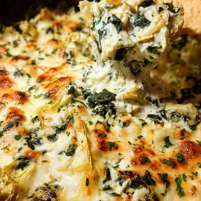 Creamy Hot Spinach Artichoke Dip Recipe
