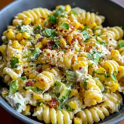 Creamy Mexican Street Corn Pasta Salad for Summer Gatherings