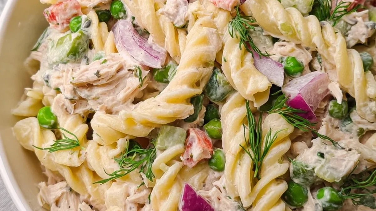 Creamy Tuna Pasta Salad: Easy Weeknight Meal