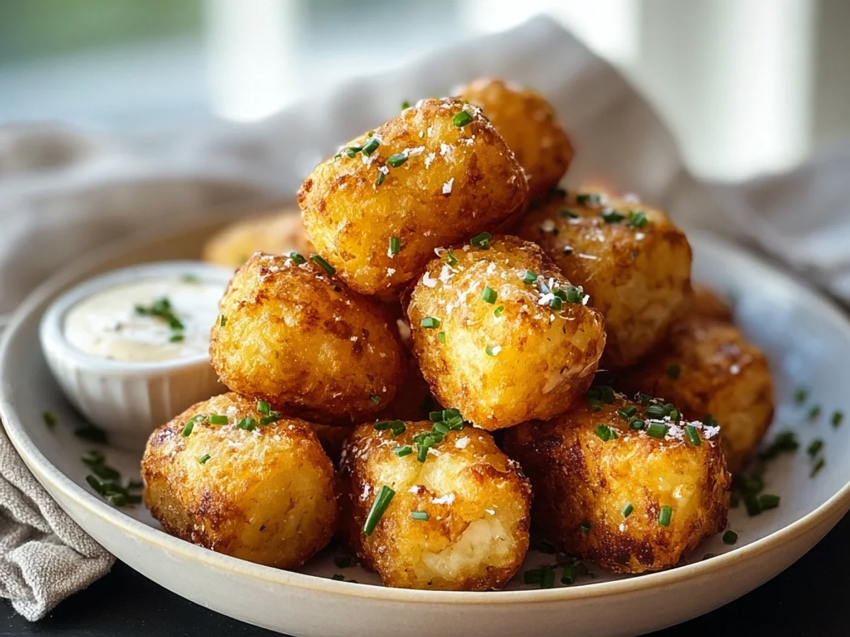 Crispy 2-Ingredient Cottage Cheese Tots: Quick Snack - Featured Image