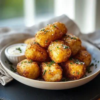 Crispy 2-Ingredient Cottage Cheese Tots: Quick Snack