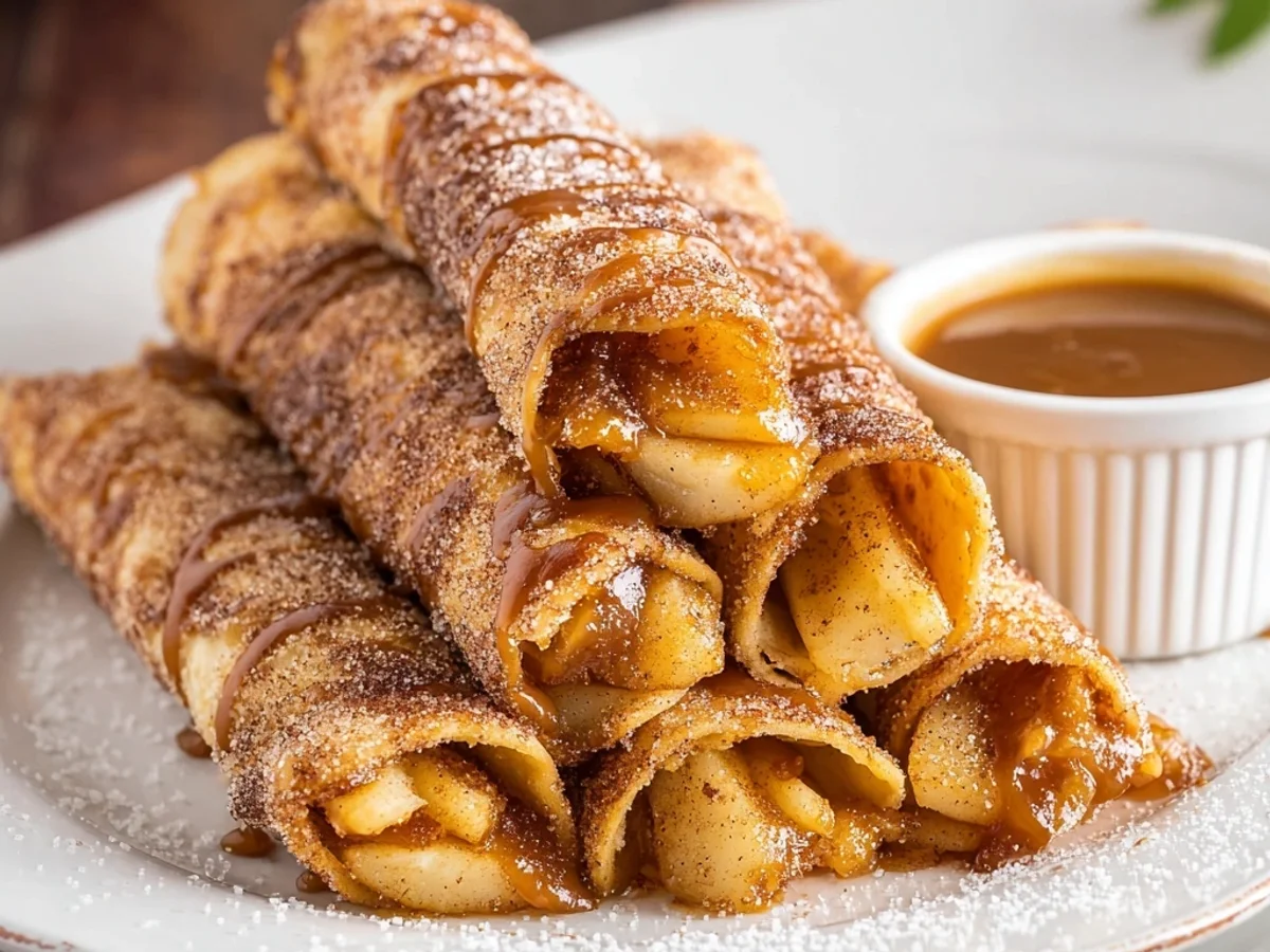 Crispy Air Fryer Apple Pie Taquitos: A Quick Treat - Featured Image