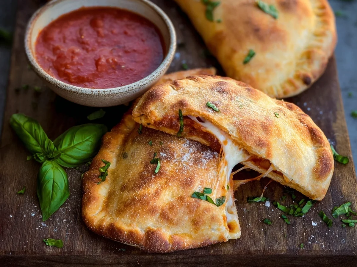 Crispy Air Fryer Calzones: Quick Family Dinner - Featured Image