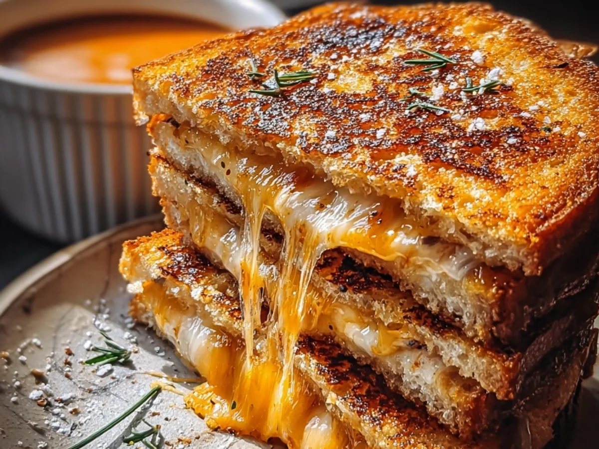 Crispy Air Fryer Grilled Cheese: Golden & Cheesy - Featured Image