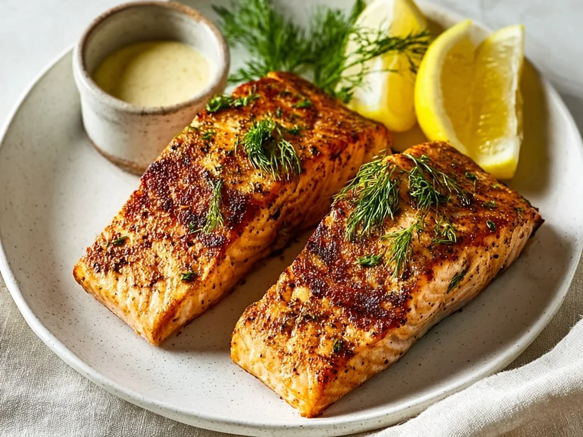 Crispy Air Fryer Salmon Recipe: Quick, Easy Dinner - Featured Image