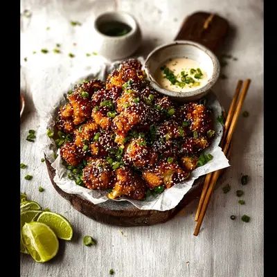 Crispy Air Fryer Sesame Cauliflower Wings: A Weeknight Win