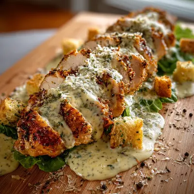 Crispy Baked Caesar Chicken - Tender & Flavor-Packed