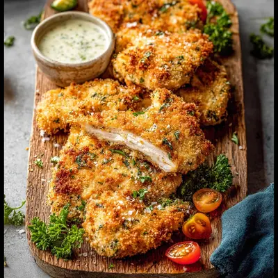 Crispy Baked Ranch Chicken Recipe - Easy & Delicious