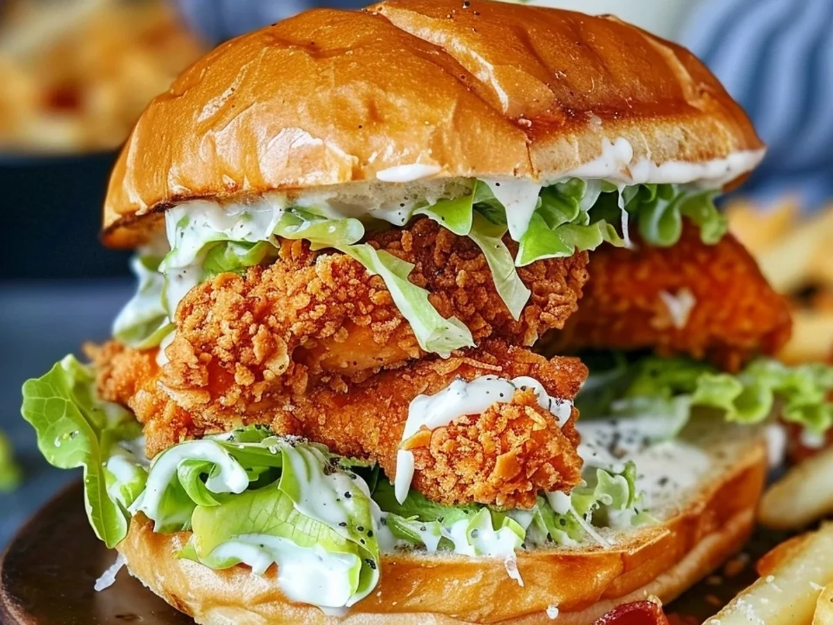 Crispy Chicken Caesar Sandwich: Easy Weeknight Dinner - Featured Image