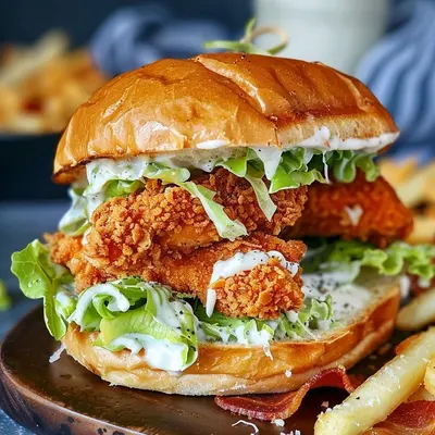 Crispy Chicken Caesar Sandwich: Easy Weeknight Dinner