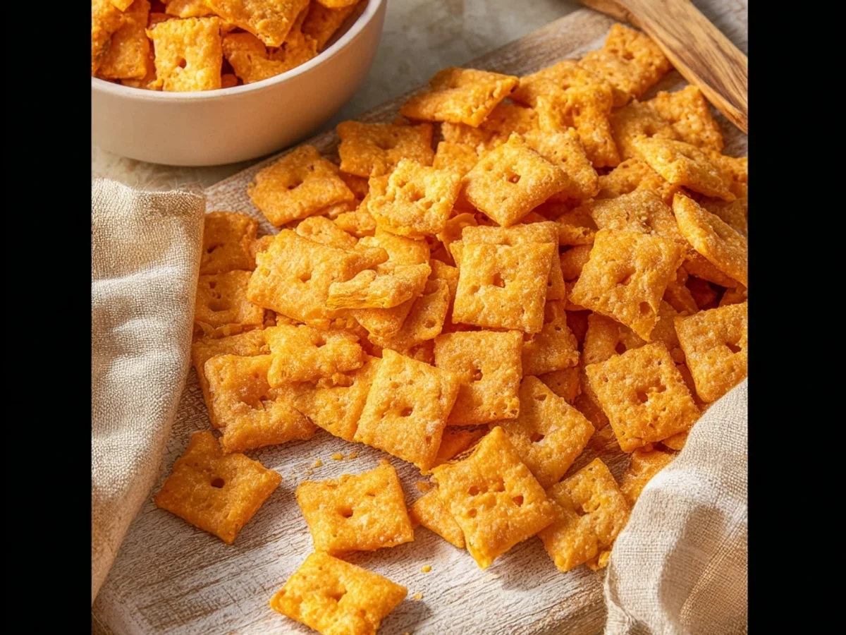Crispy Homemade Cheez-Its: A Cheesy Snack Recipe - Featured Image