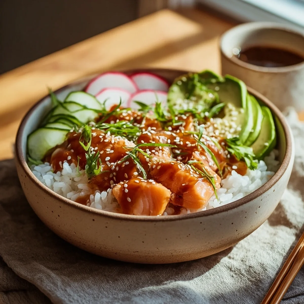 Crispy Salmon and Rice Bowl: Easy Weeknight Flavor