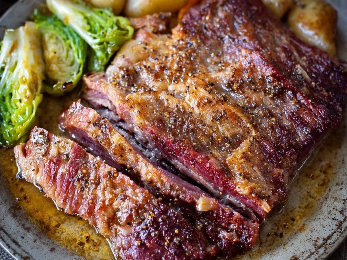 Crispy Slow Cooker Corned Beef: Tender & Flavorful - Featured Image
