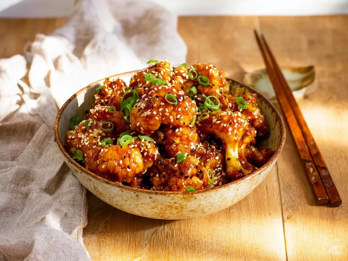 Crispy Sticky Sesame Cauliflower: My Weeknight Fave - Featured Image