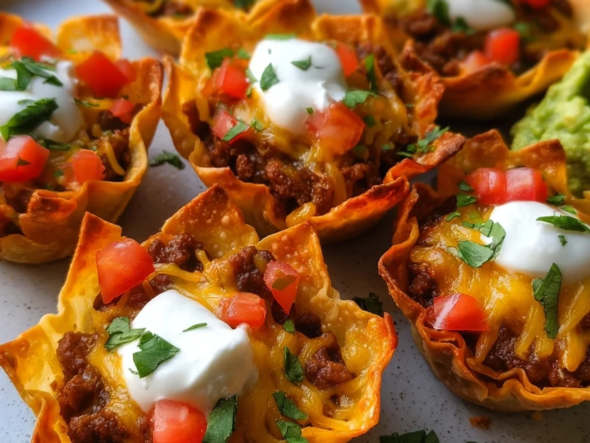 Crispy Taco Cups: Quick Game Day Appetizer - Featured Image