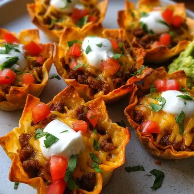 Crispy Taco Cups: Quick Game Day Appetizer