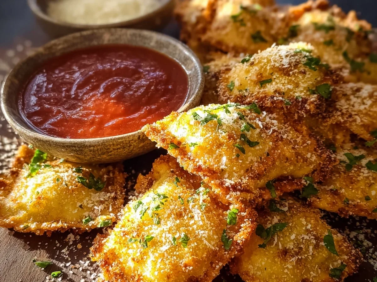 Crispy Toasted Ravioli: Air Fryer & Oven Magic - Featured Image