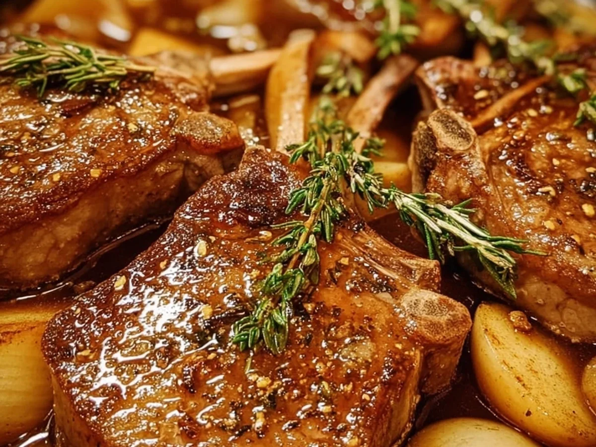 Crock Pot Apple Lamb Chops: Tender Sunday Dinner - Featured Image
