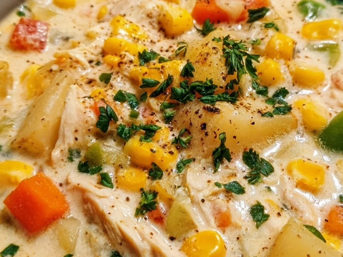 Crockpot Chicken Corn Chowder: Creamy & Easy Slow Cooker - Featured Image
