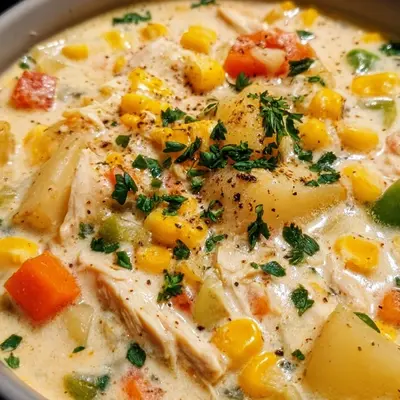 Crockpot Chicken Corn Chowder: Creamy & Easy Slow Cooker