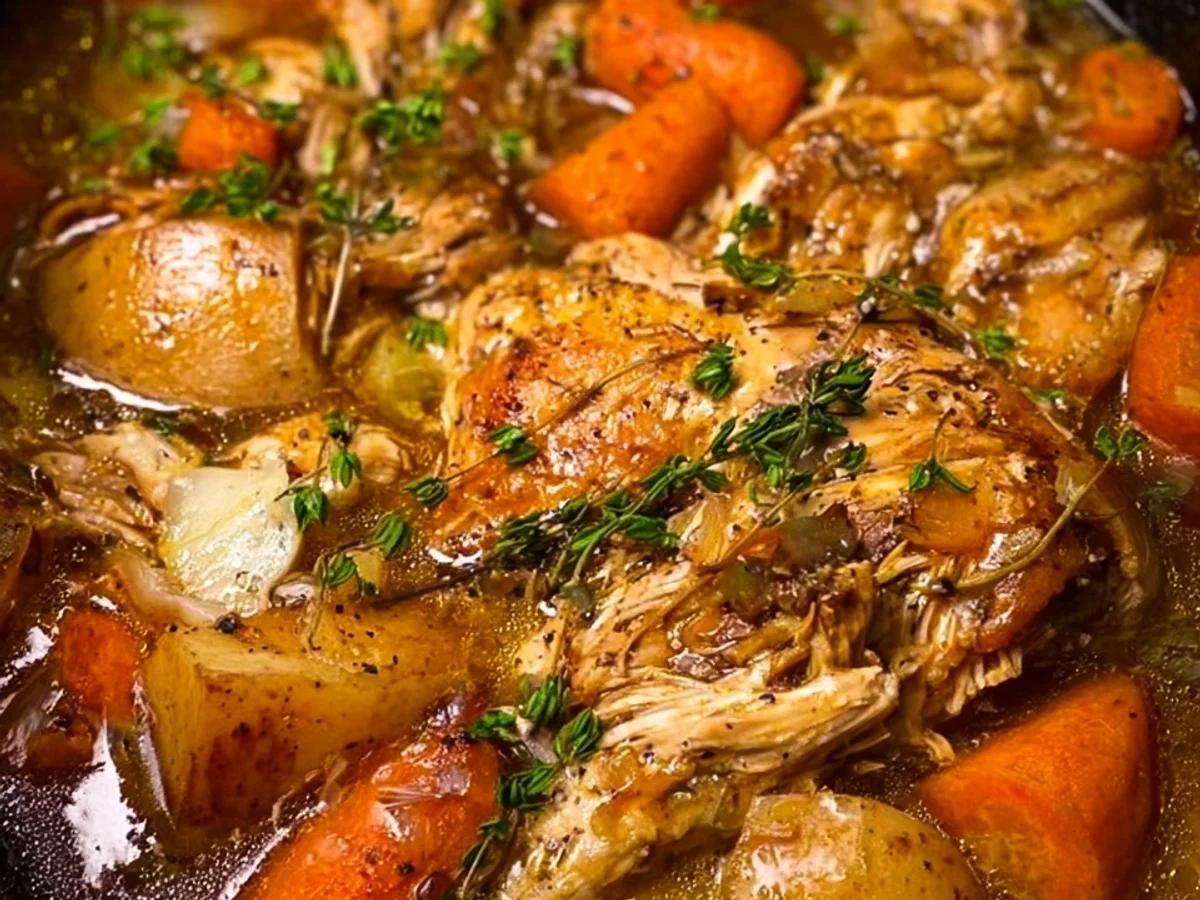 Crockpot Chicken Pot Roast: Easy Comfort Food Dinner - Featured Image