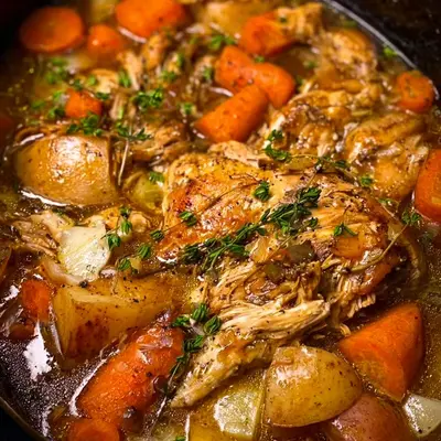 Crockpot Chicken Pot Roast: Easy Comfort Food Dinner