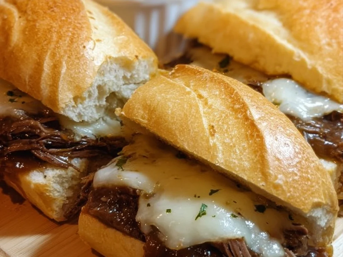 Crockpot French Dip Sandwiches: Easy Slow Cooker - Featured Image