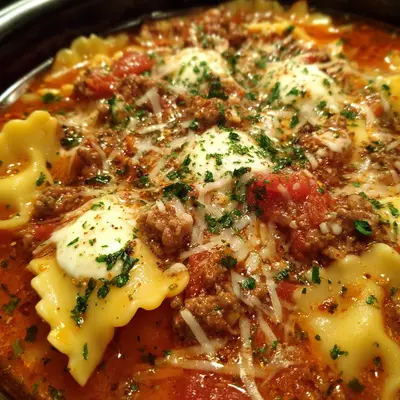 Crockpot Lasagna Soup: Easy Comforting Weeknight Meal
