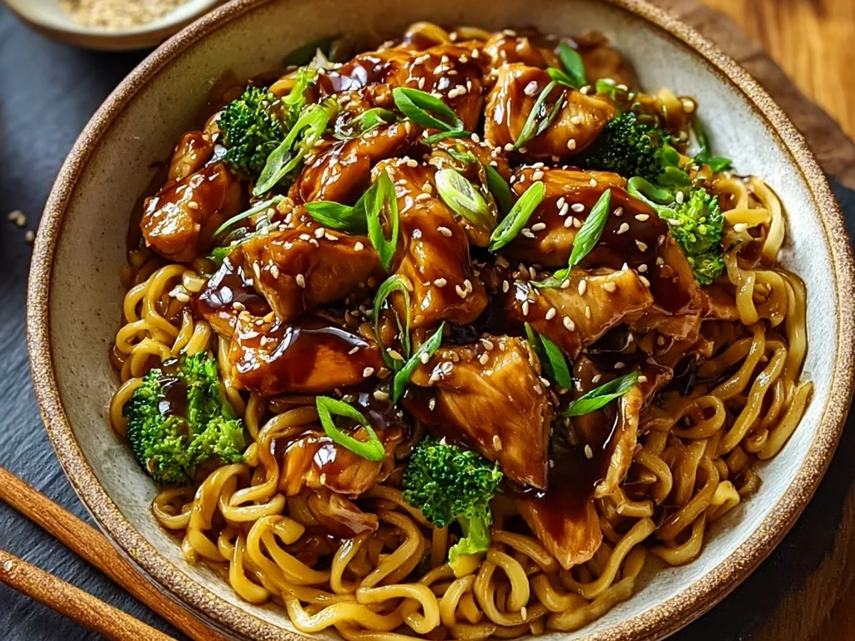Easy Chicken Teriyaki Noodles Recipe: Quick Weeknight Meal - Featured Image
