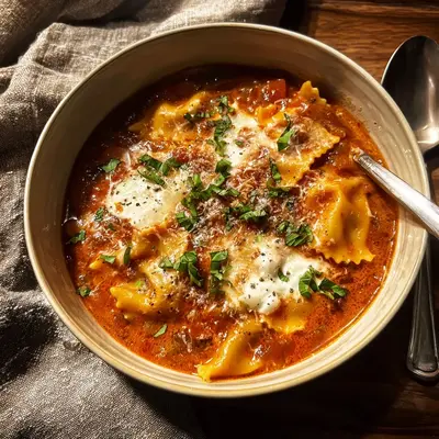 Easy Creamy Lasagna Soup: A Satisfying Dinner