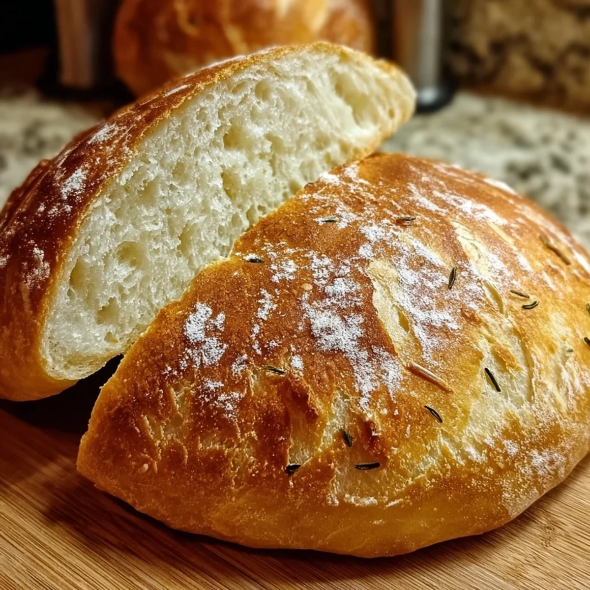 Easy Homemade Crusty Italian Bread Recipe