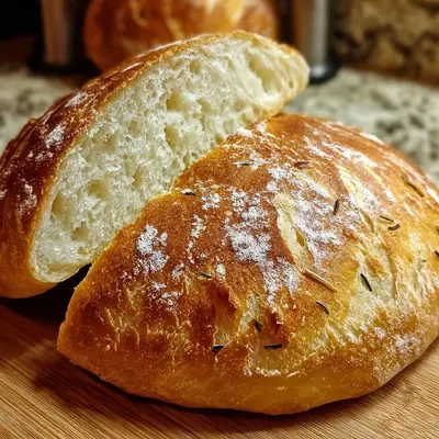 Easy Homemade Crusty Italian Bread Recipe