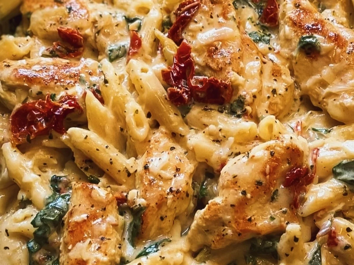 Easy Marry Me Chicken Pasta Recipe - Featured Image