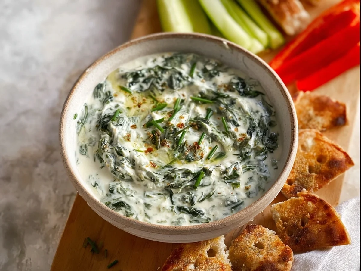 Easy Spinach Dip Recipe: Simple Party Favorite - Featured Image