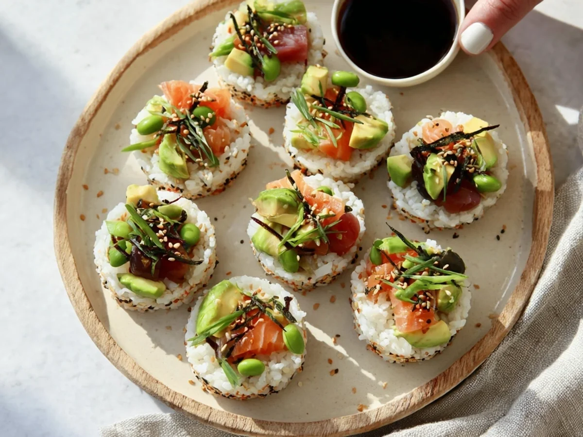 Easy Sushi Cups Recipe: Fresh Bites, No Rolling Mess - Featured Image